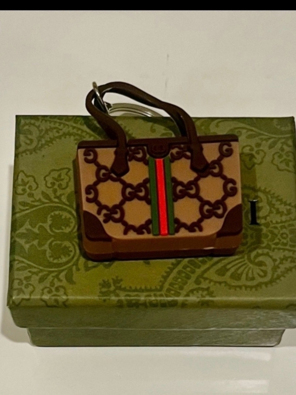 Mini Silicone Purse-Style Keychain Charm with Box